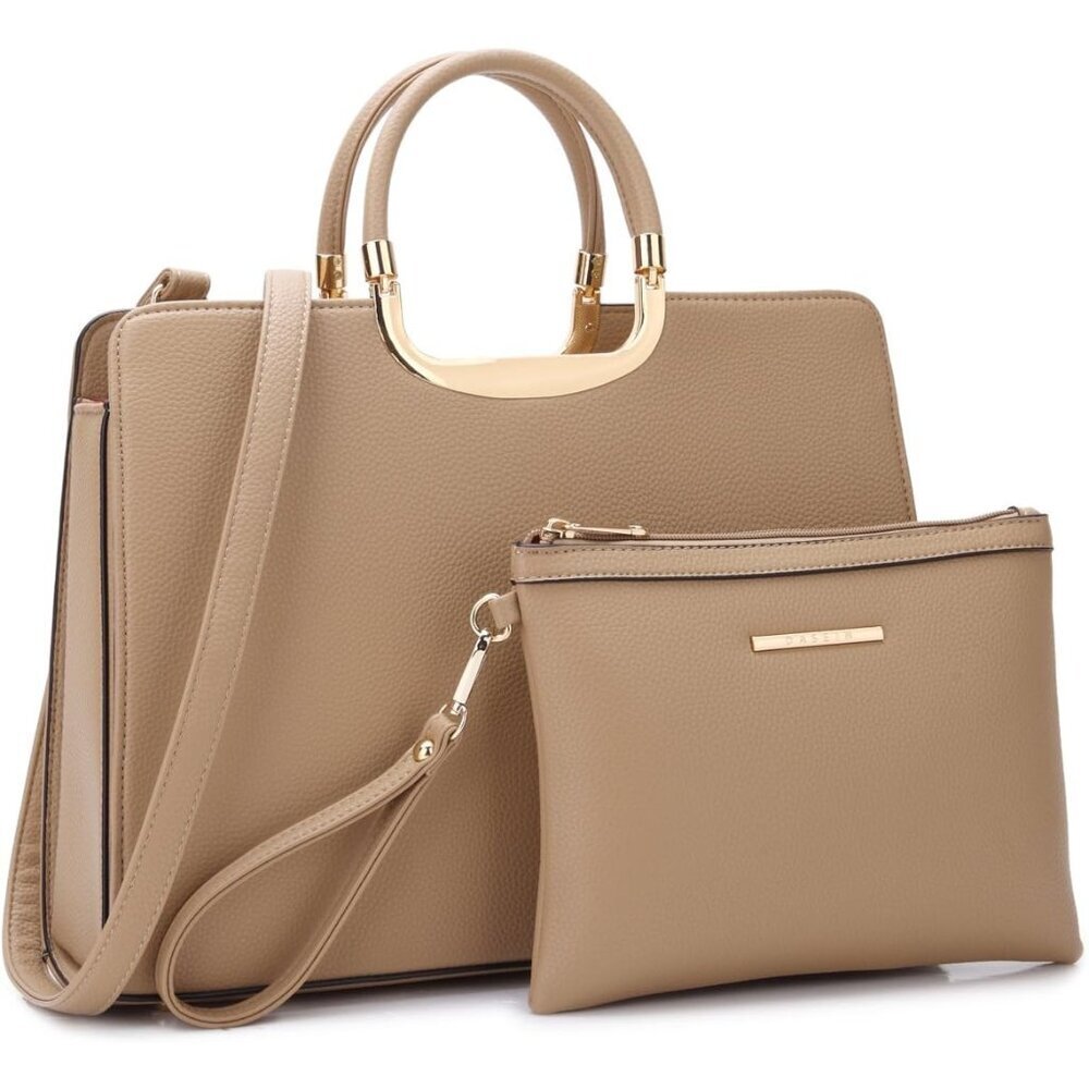Womens Handbag Top Handle Shoulder Bag Tote Satchel Purse Work Bag With Matching